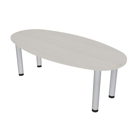 Skutchi Designs 33.5 in W, 59.5 in L, 29 in H, Engineered Wood Top, Ivory HAR-BOVL-34X60-PT-26